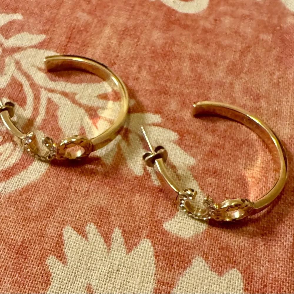 Coach Elegant Gold and Silver Earrings - Picture 4 of 6